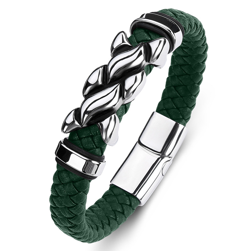 5:Green leather [steel]