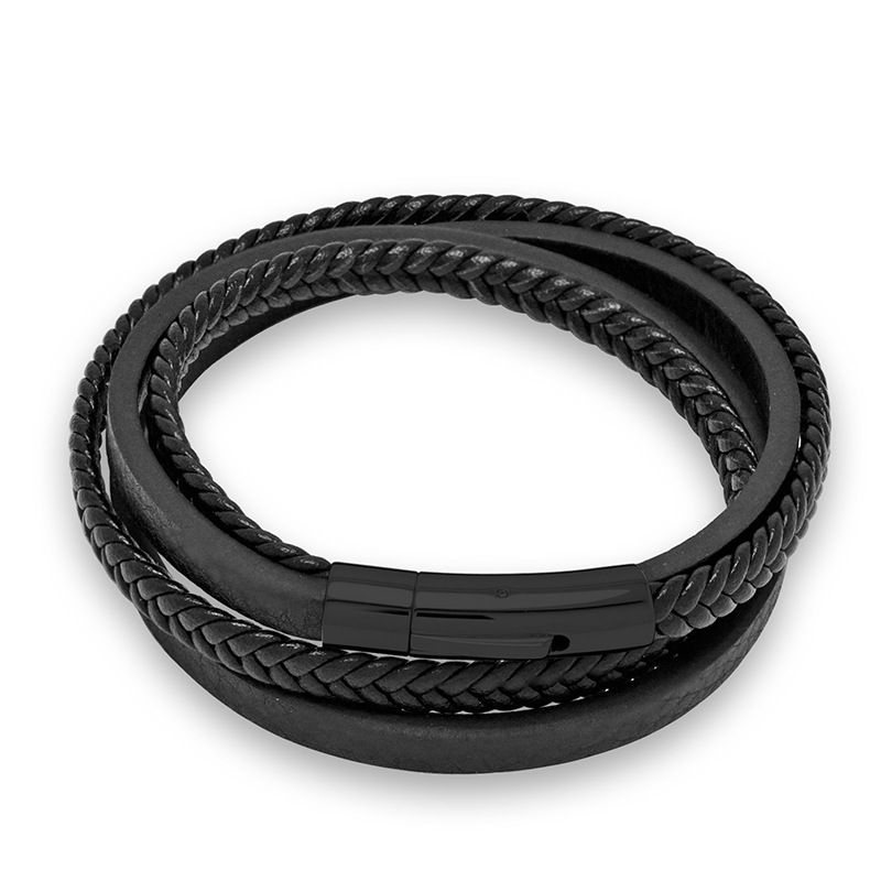 Black leather [black] inner ring 200mm