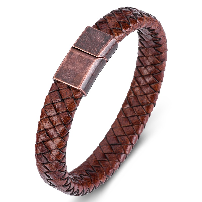 Vintage leather [copper] Inner ring 200mm [Straigh