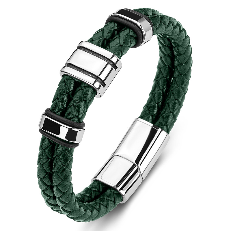 5:Green leather [steel]