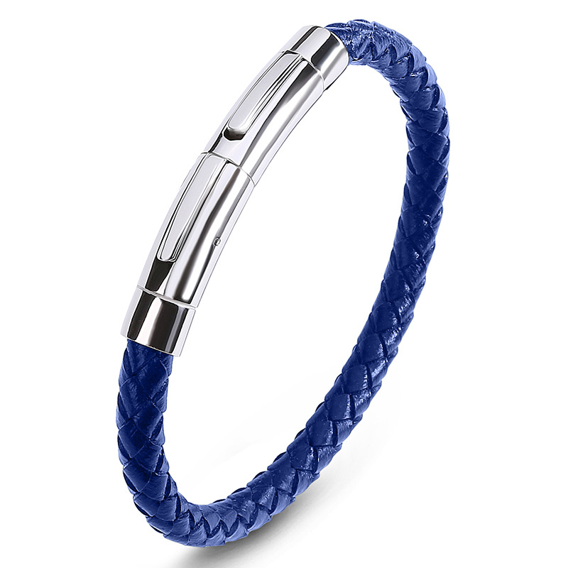 Blue leather [steel color] inner ring 165mm