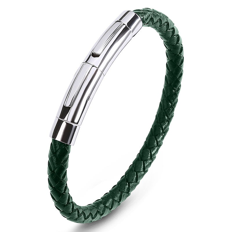 Green leather [steel color] inner ring 200mm