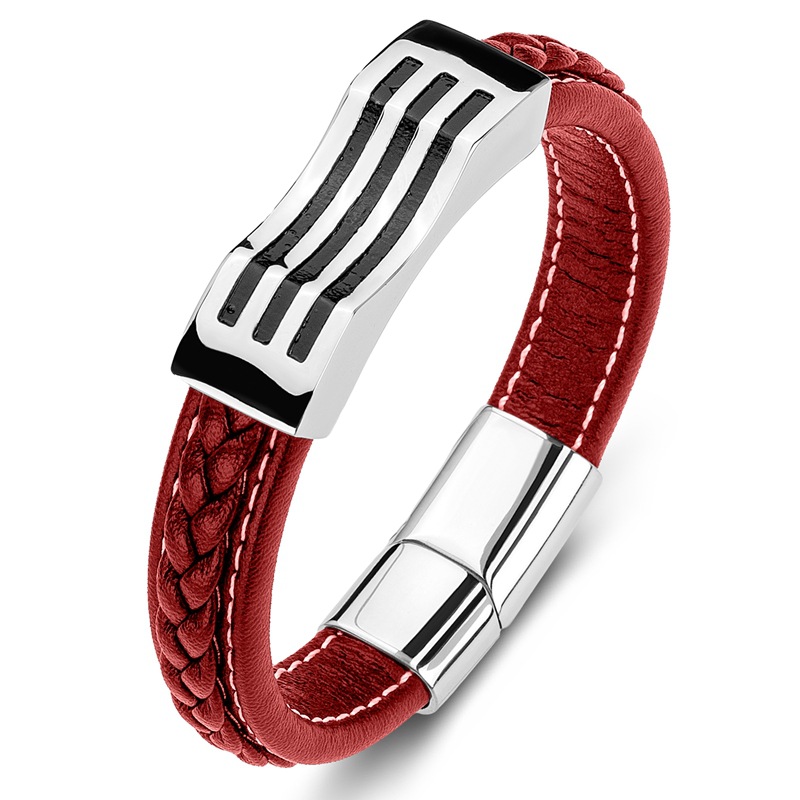 Red leather [steel] Inner ring 165mm