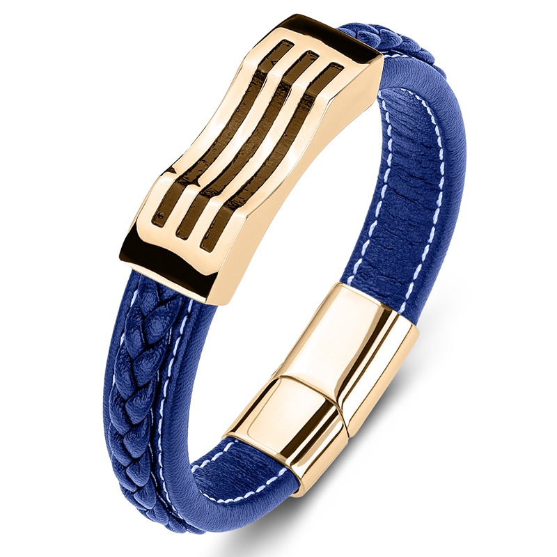 Blue leather [gold] Inner ring 165mm