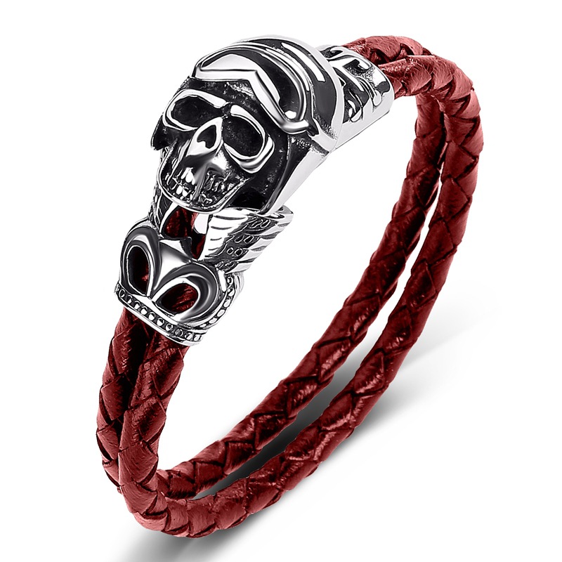 Red leather [steel color] inner ring 200mm