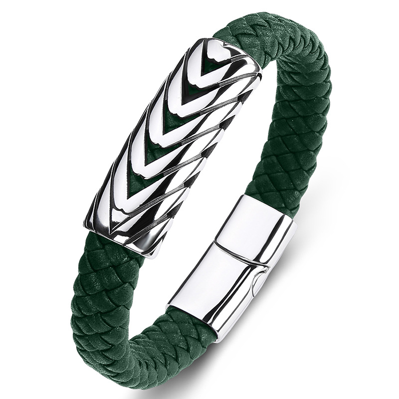 Green leather [steel] Inner ring 165mm【 Straight