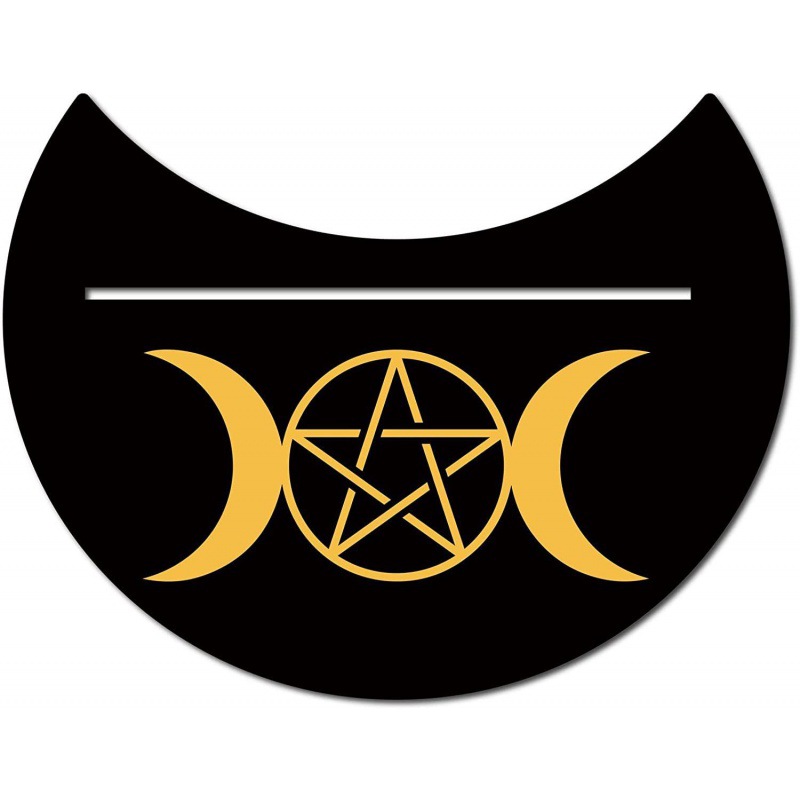 Black moon pentagram