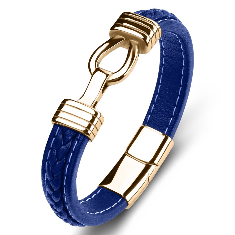 Blue leather [gold] Inner ring 165mm