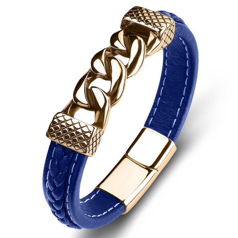 Blue leather [gold] Inner ring 165mm