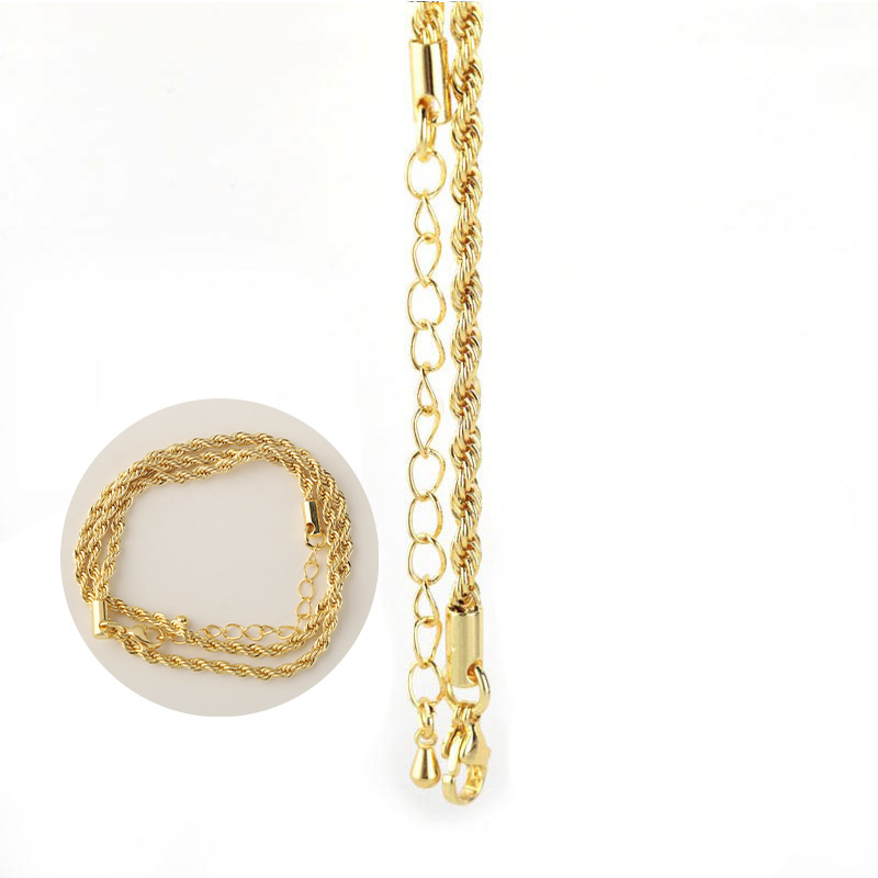 1:18k coarse twist water drop extension chain (40x5cm) twist chain