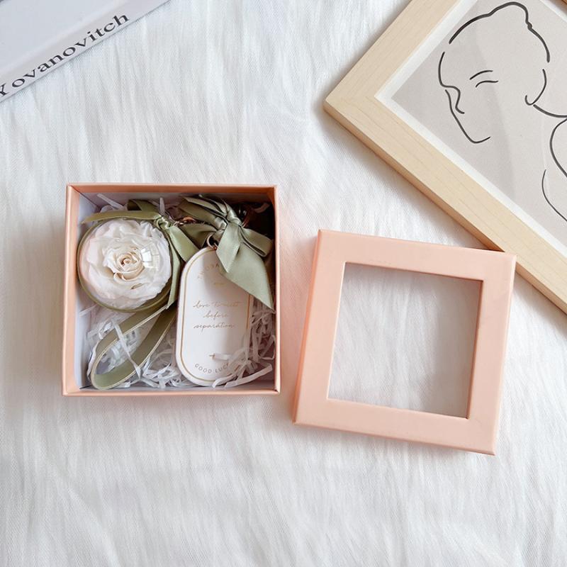 White + Pink gift box