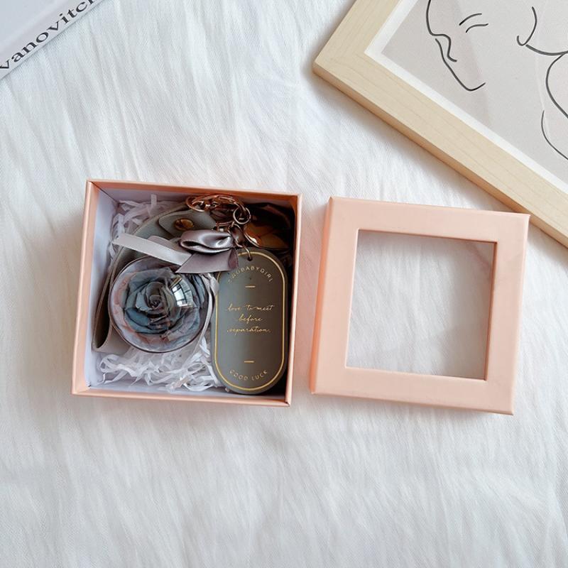 Grey + Pink gift box