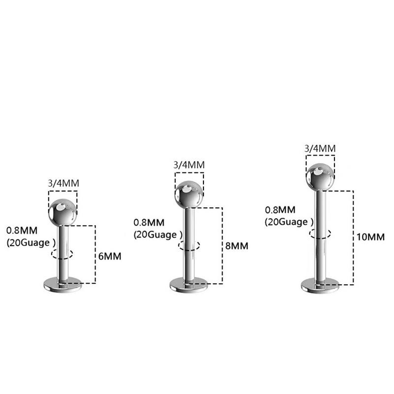 ball 3mm Pole 0.8*6mm