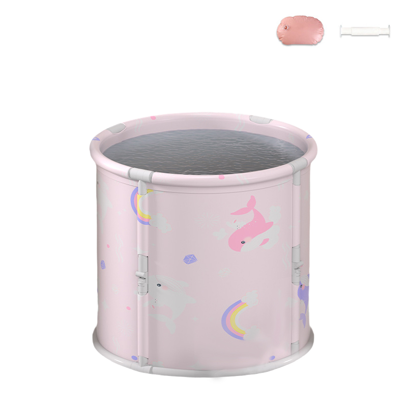 Pink (bath tub   drain pipe   cushion)