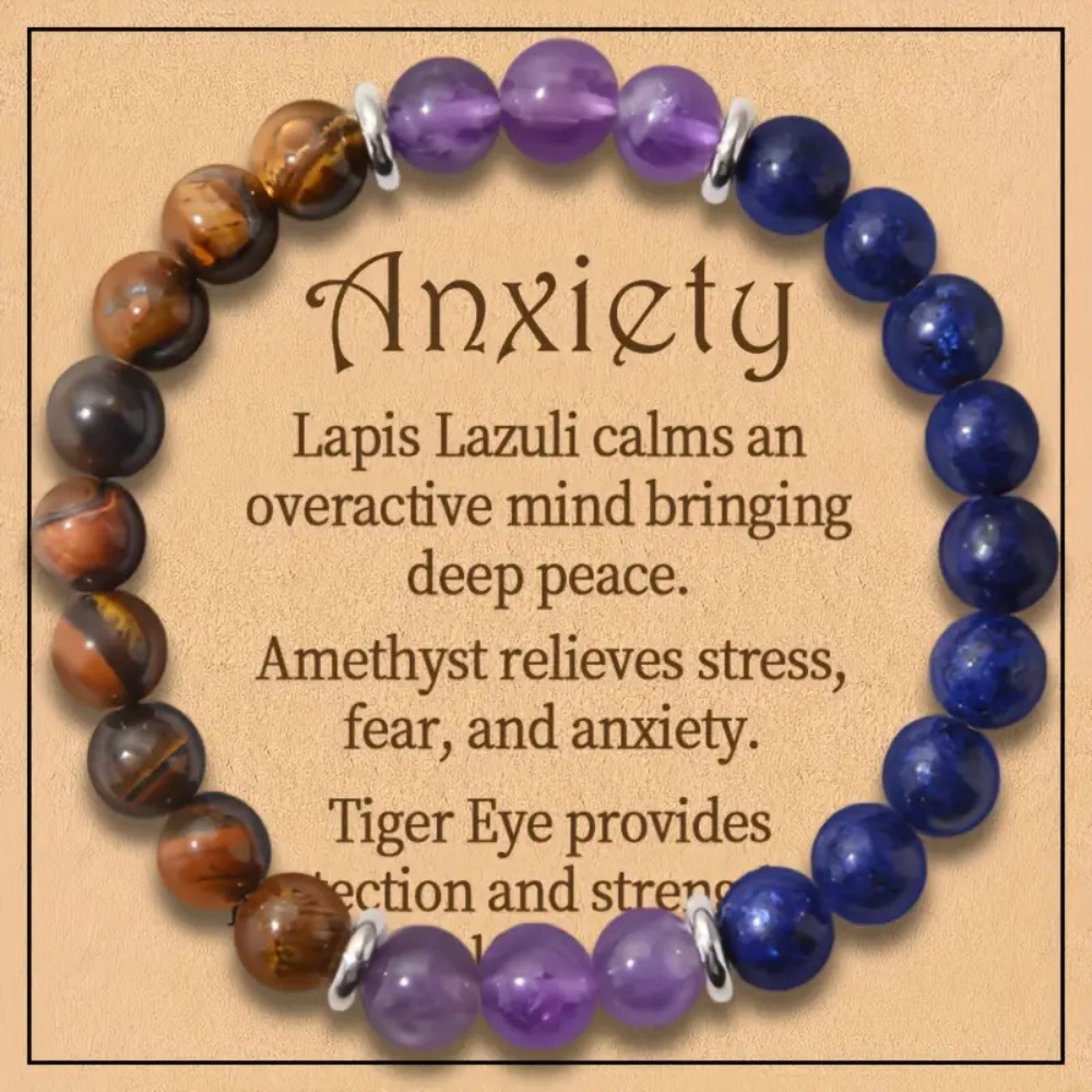 11 Amethyst tiger's eye hematite