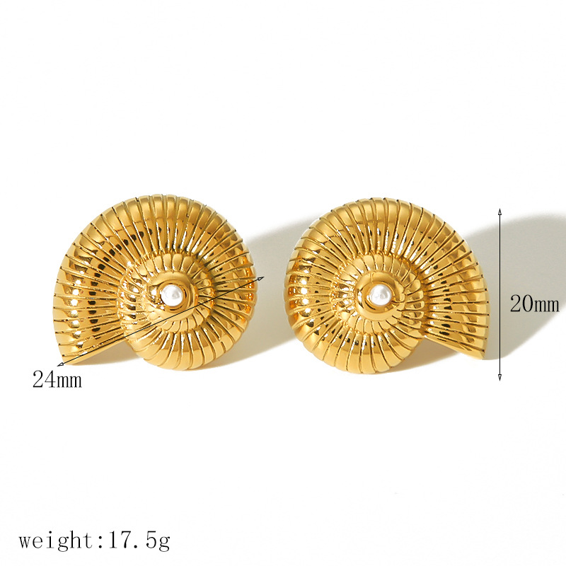 TE6886-PL stud earrings