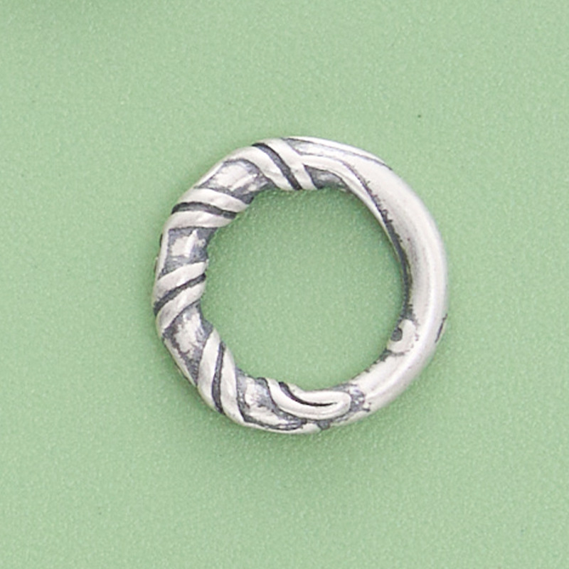 7:Qiankun Circle (Thai silver - Black) -8.7x8.7mm