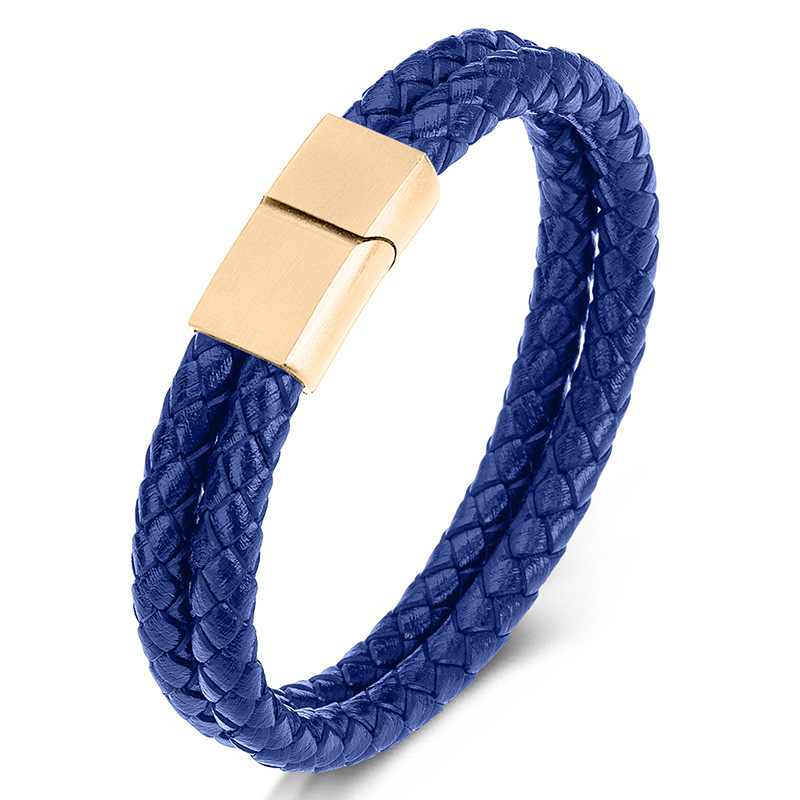 Blue leather [gold] Inner ring 165mm【 Straighten