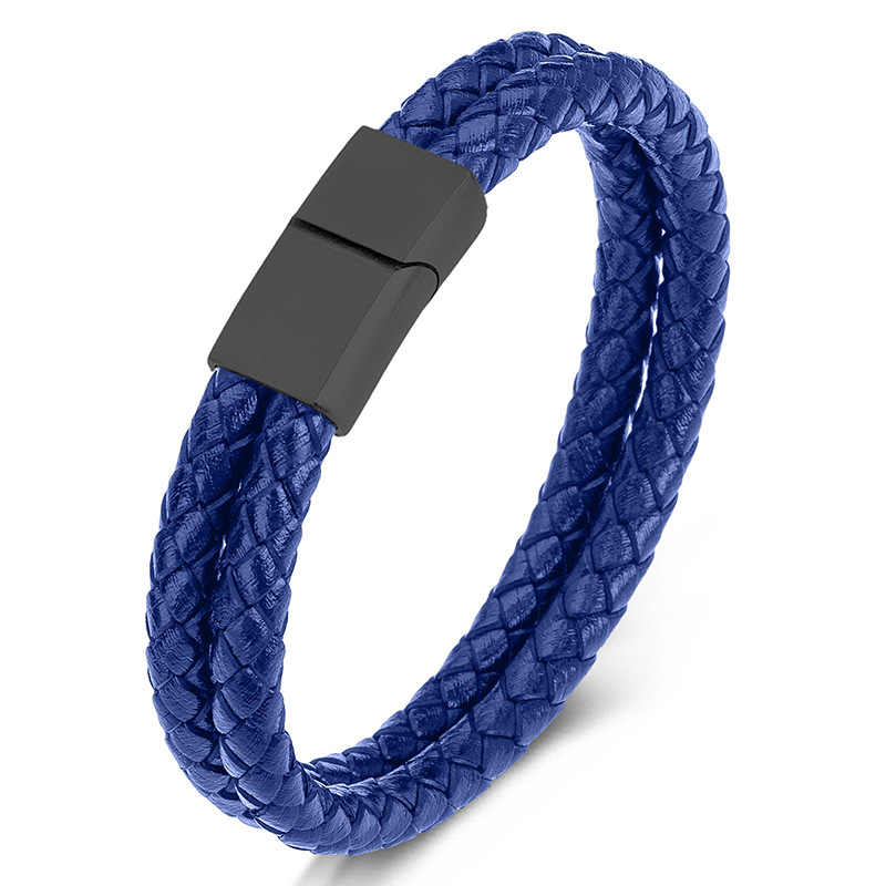 Blue leather [black] Inner ring 165mm【 Straighte