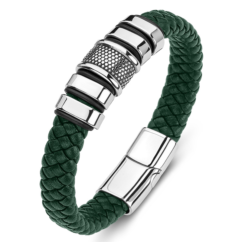 5:Green leather [steel]