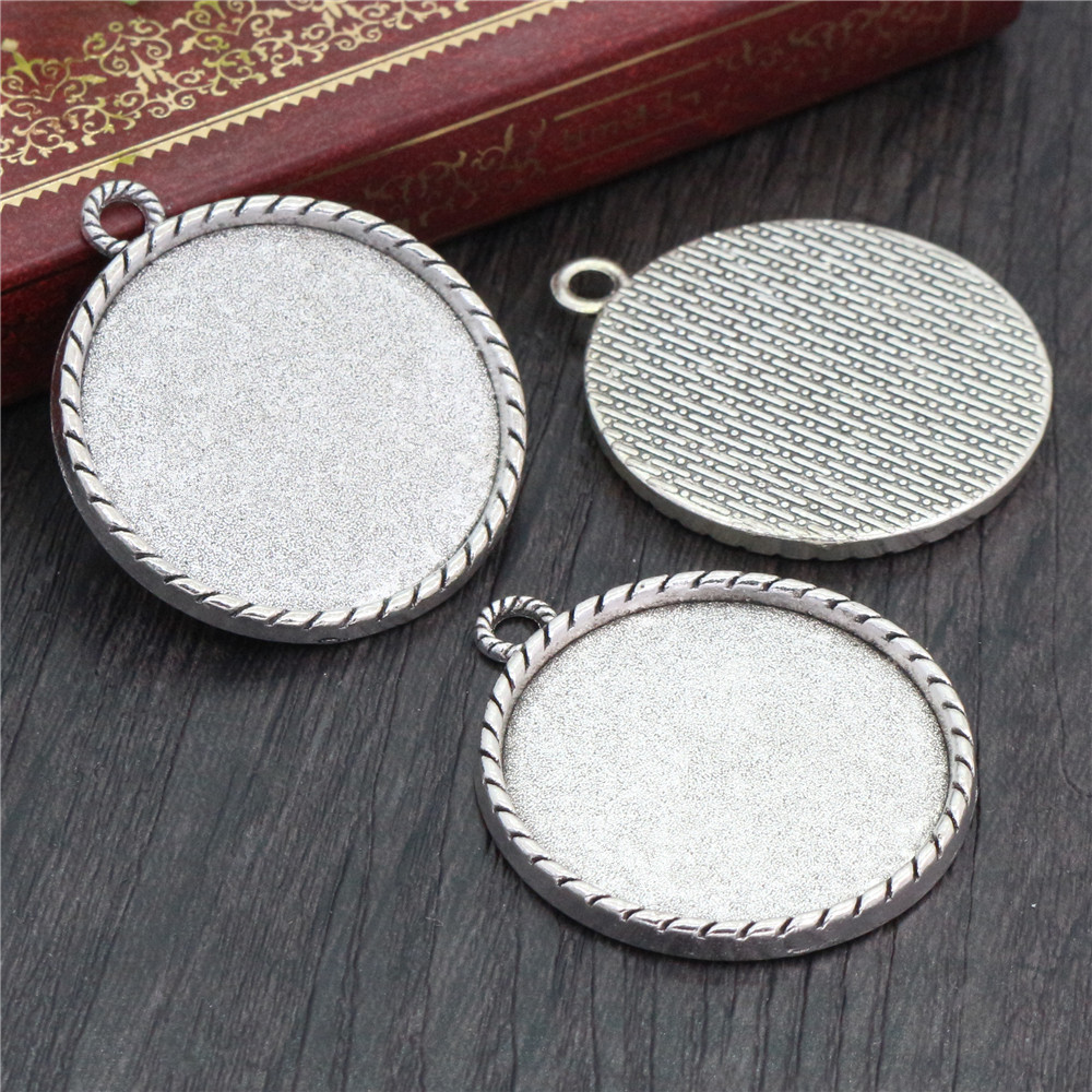 1 antique silver color