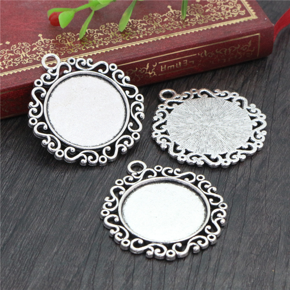 1 antique silver color