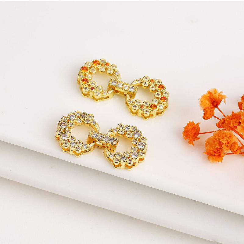 2:Gold orange zirconium