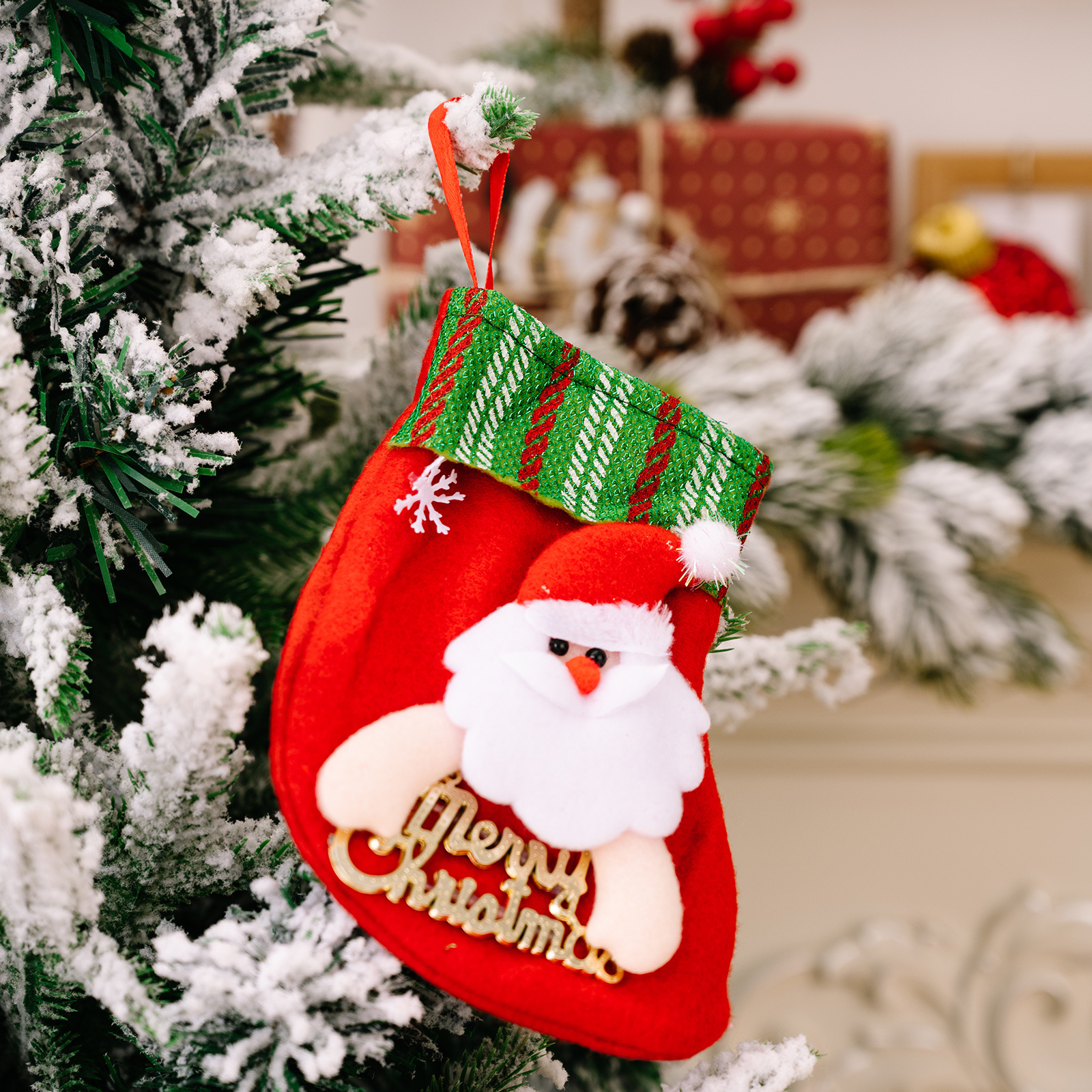 Christmas stockings old man