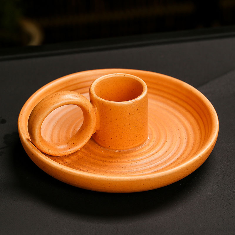 Ring (orange) candle holder