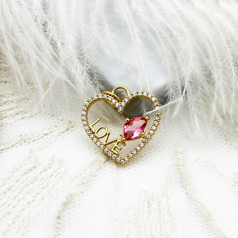 Letter Heart 16.5 * 17mm