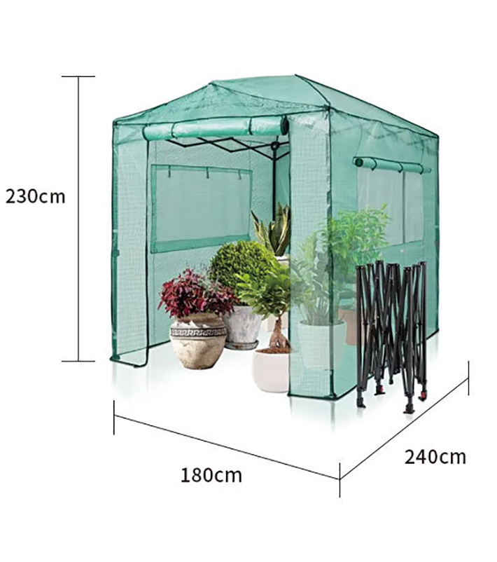 Foldable Conservatory 180*240*230 Medium (film included)