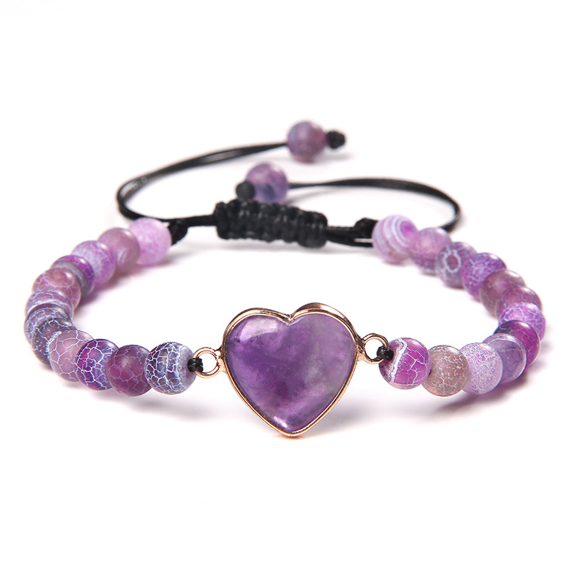 Amethyst purple weathered agate