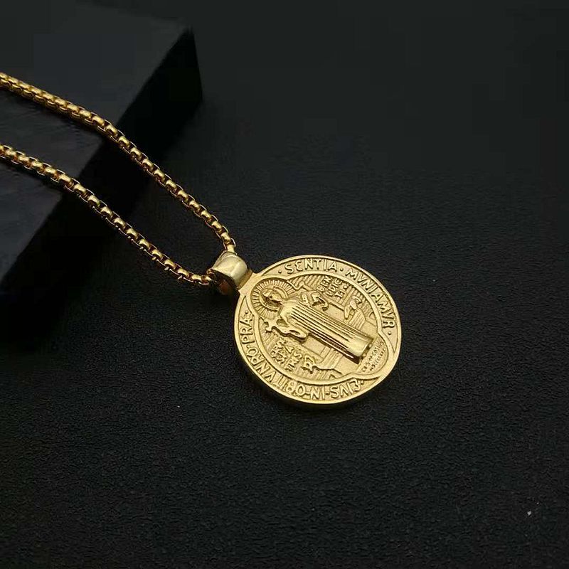 1:Single Gold pendant -41x32mm