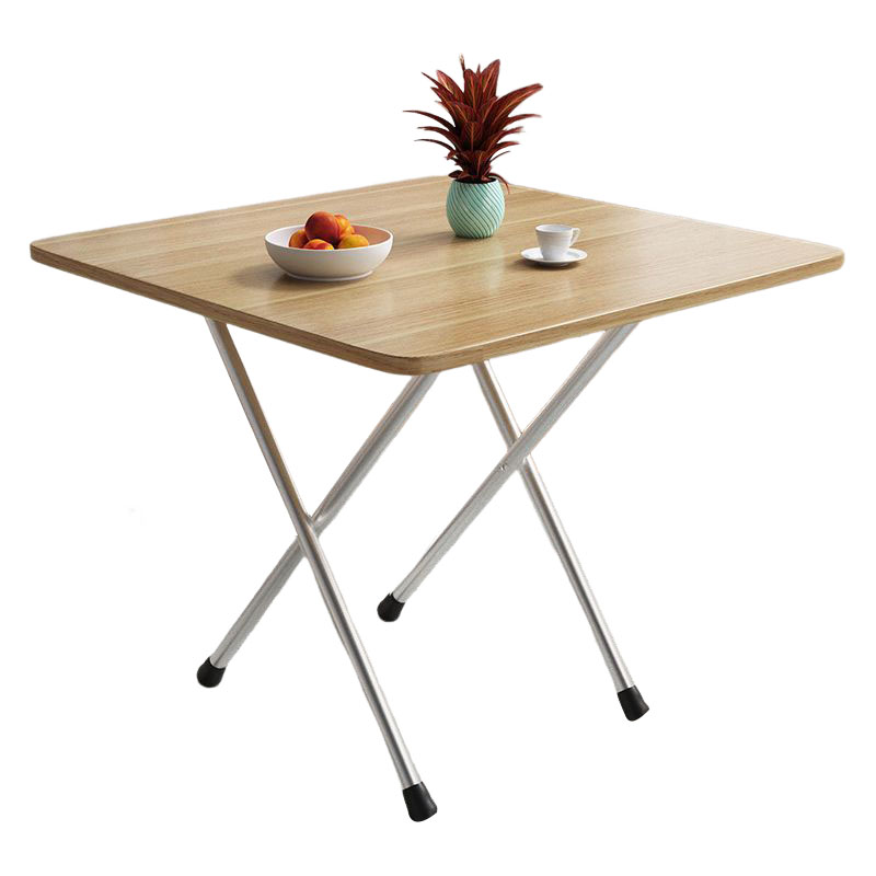 Simple folding square table fruit wood 58*58-50 high