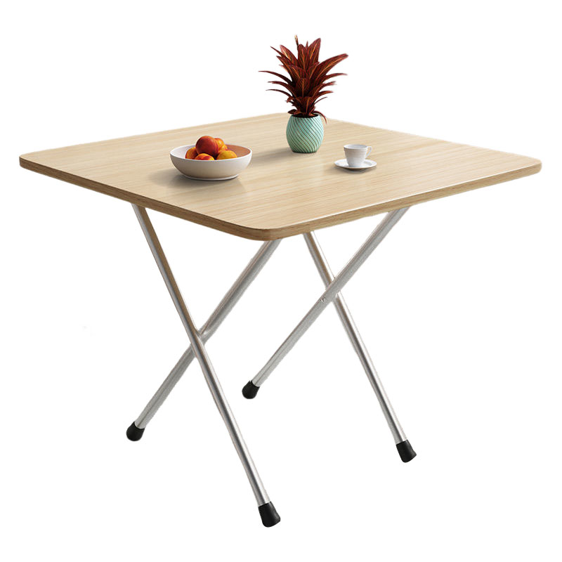 Simple folding square table maple 58*58-50 high