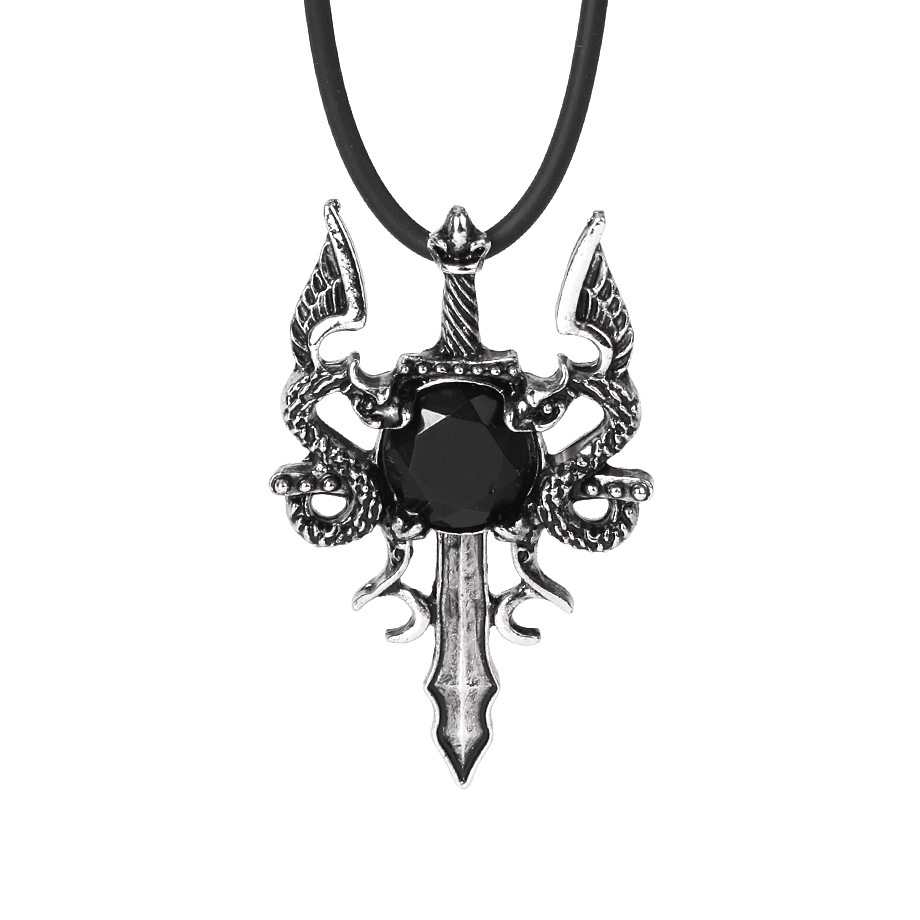 Obsidian necklace