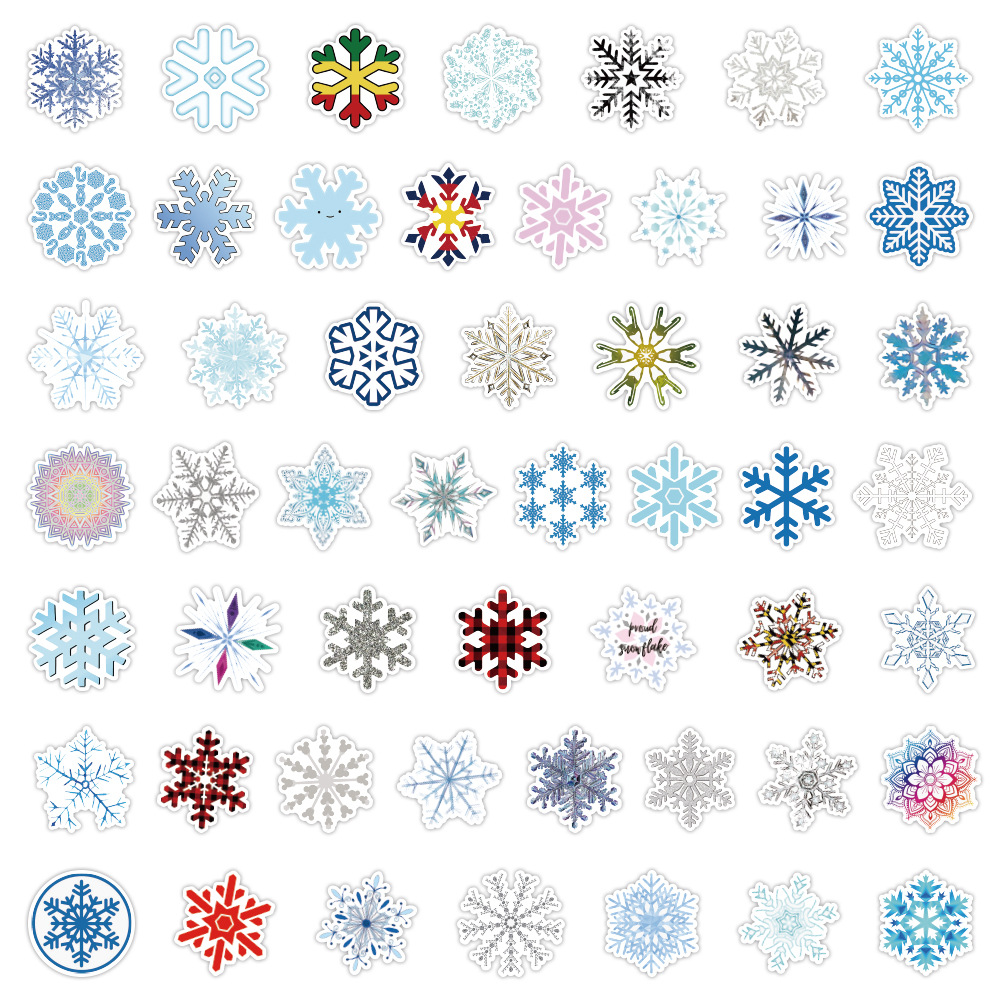 B A group of 50 snowflakes