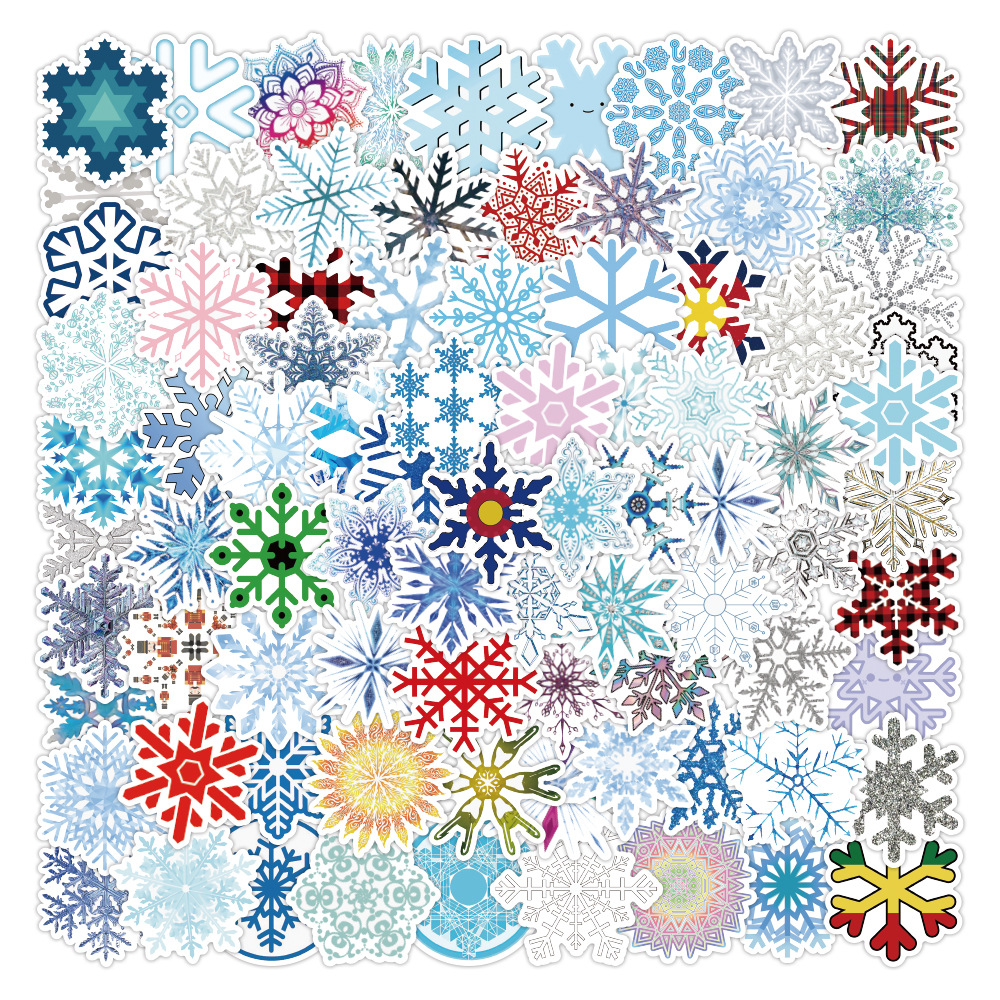 Snowflakes in groups of 100