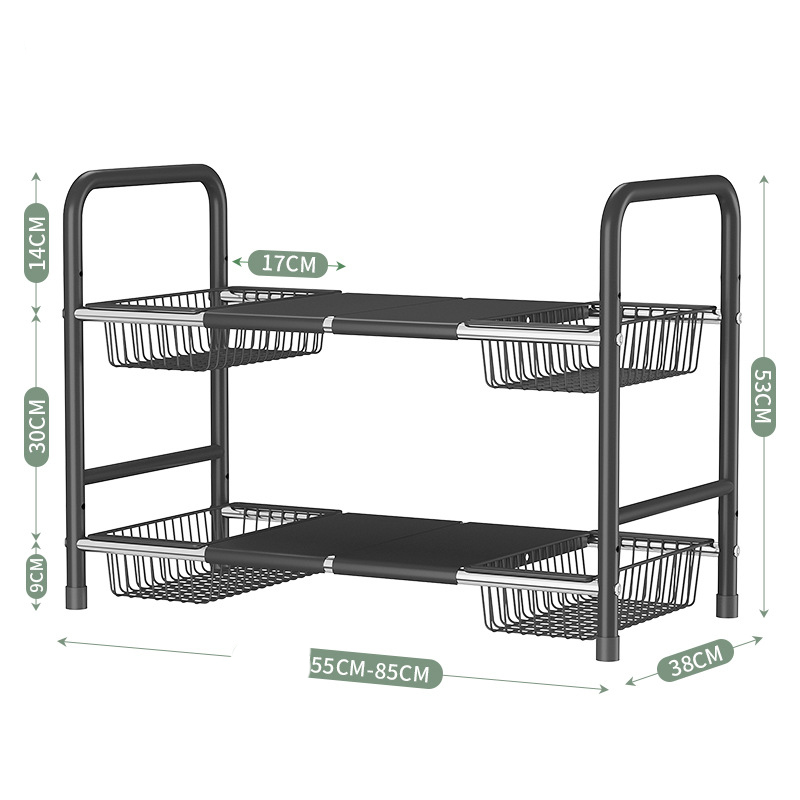 Double deck, four boards, four baskets