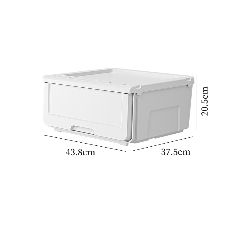 2412 Drawer storage box pure white