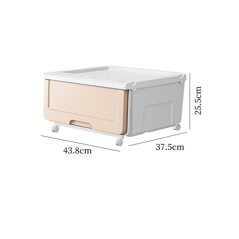 2412 Drawer type storage box tender powder wheel