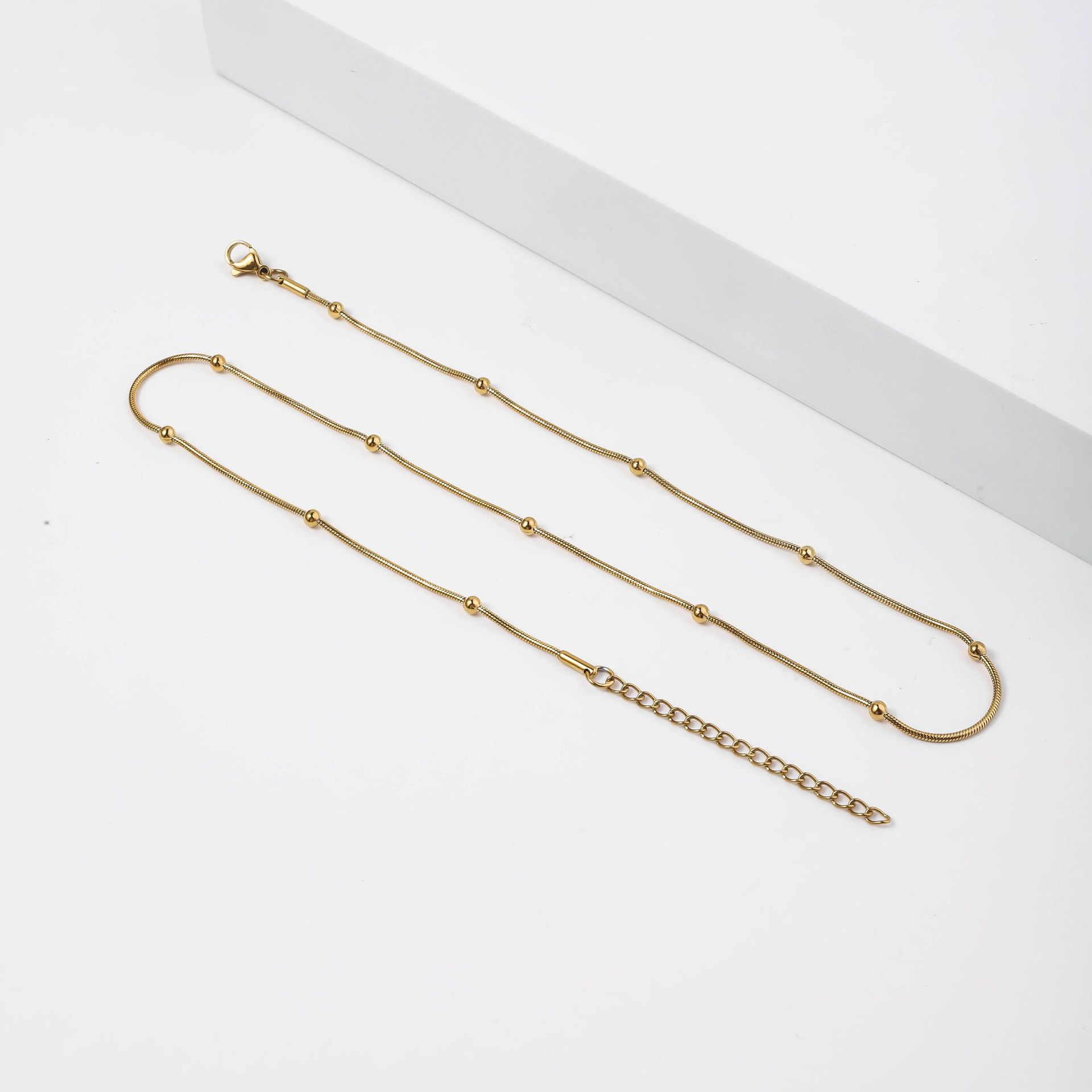 gold 40cm tail chain 5CM