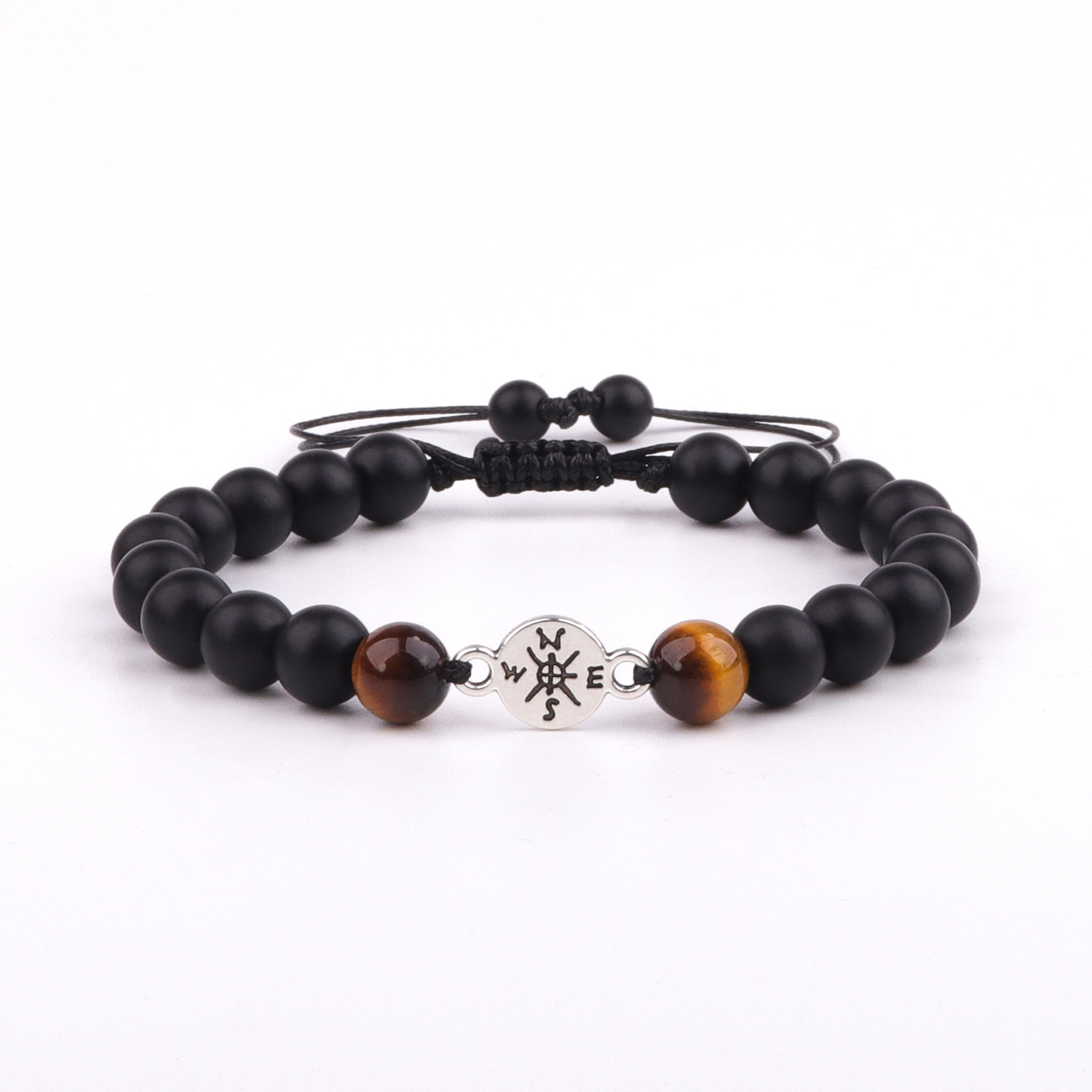 1:Tiger's eye stone and black scrub