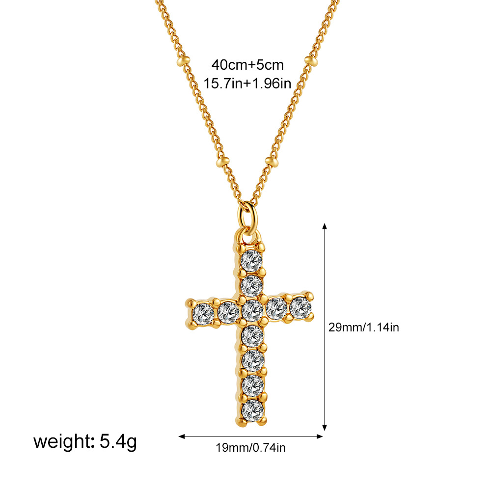 Diamond-encrusted cross