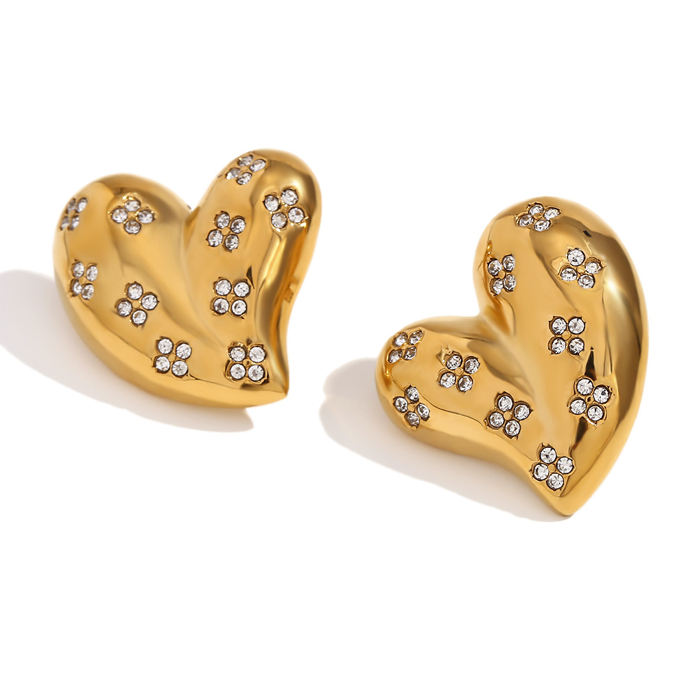 Stud earrings - Gold