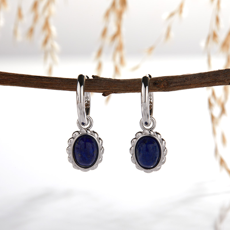 9 Lapis Lazuli earring