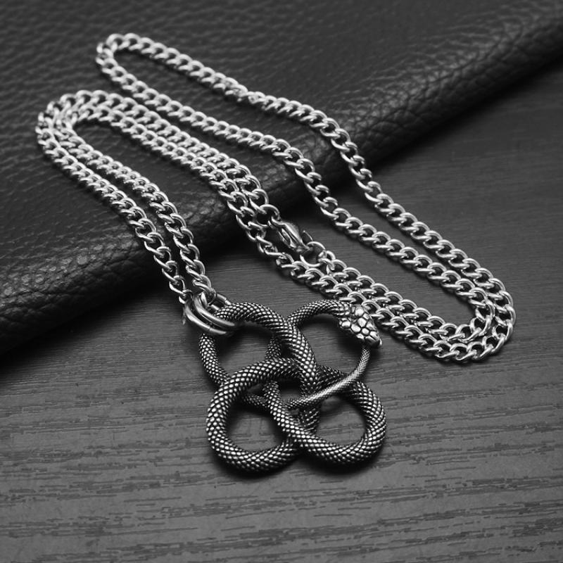 Steel color with 55cm Cuban chain