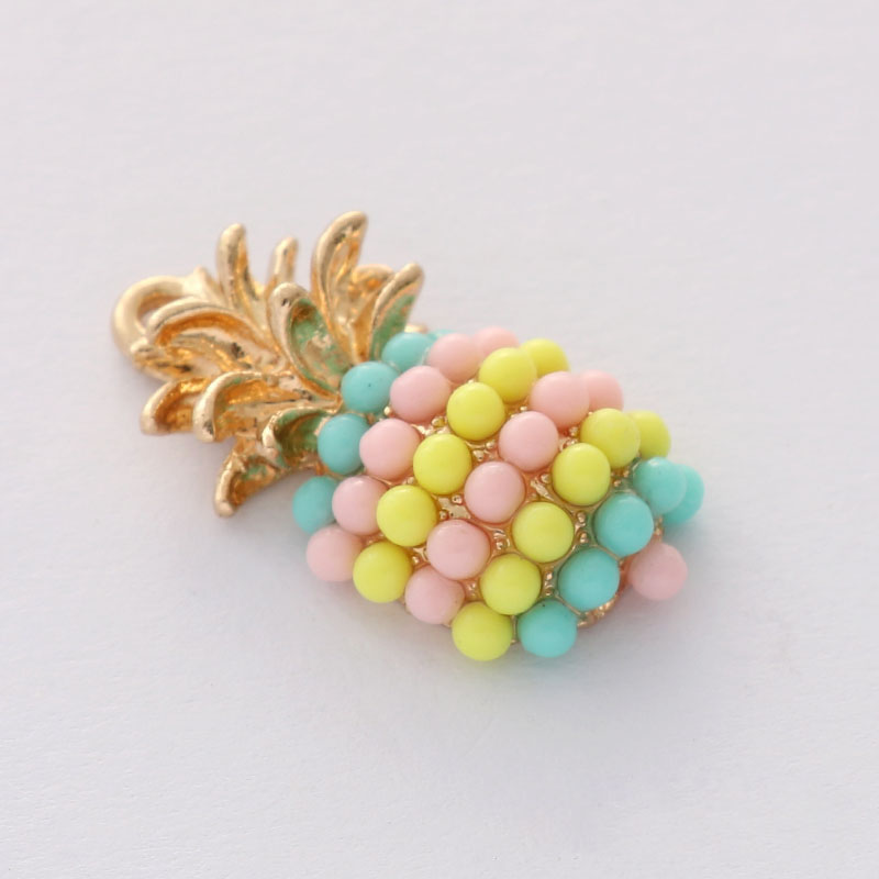 12x22mm pink blue yellow