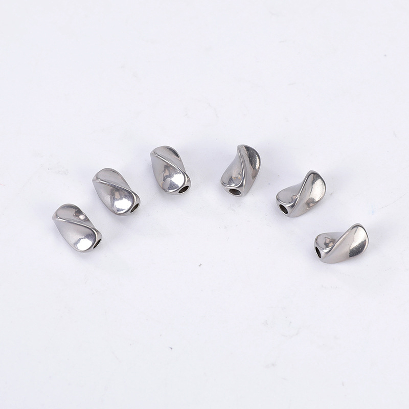 Twist flower bead 6x10mm