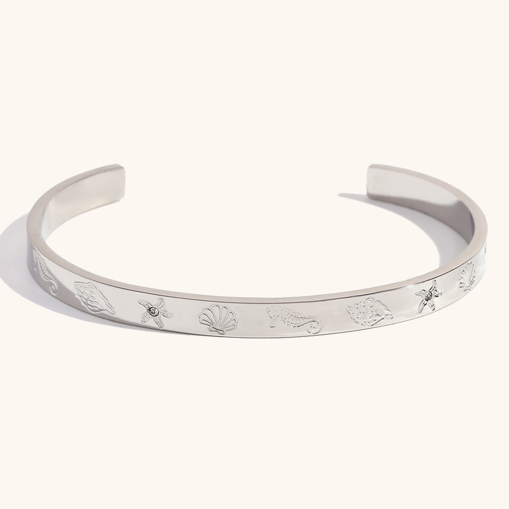 Ocean wind design series bracelet second-steel col